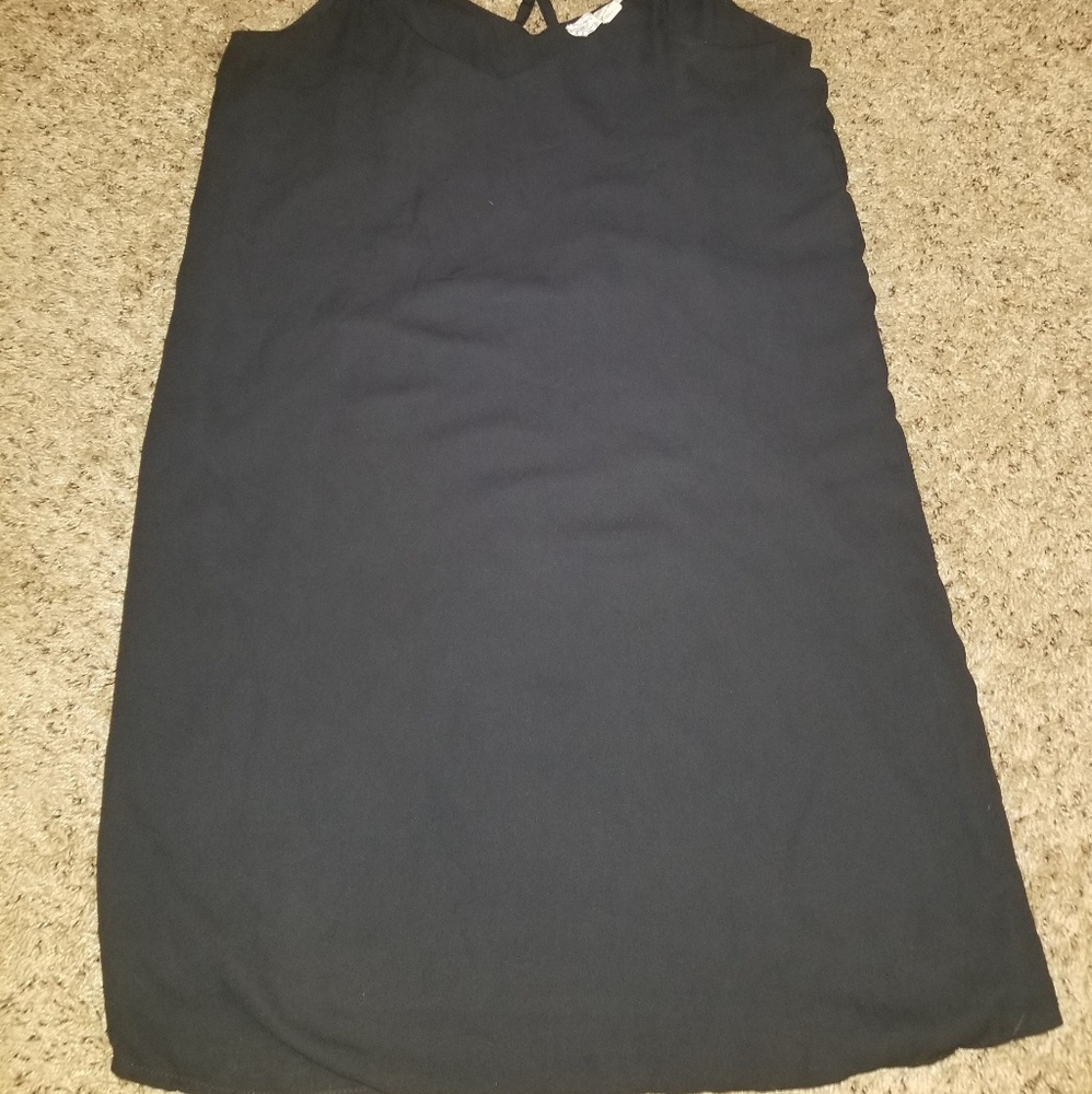 Cute black simple dress